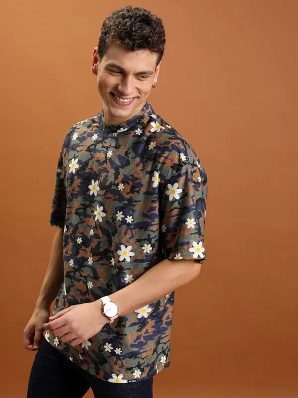 Men Printed Slim Fit T-Shirt