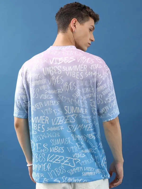 Unisex Printed Oversized Fit T-Shirt