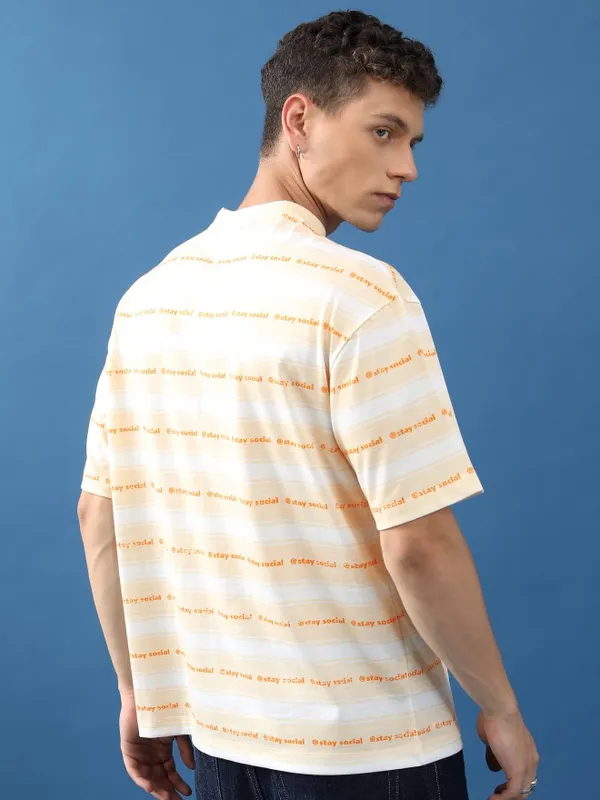 Unisex Printed Oversized Fit T-Shirt