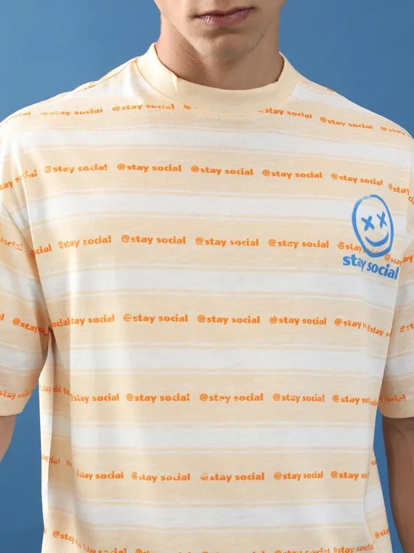 Unisex Printed Oversized Fit T-Shirt