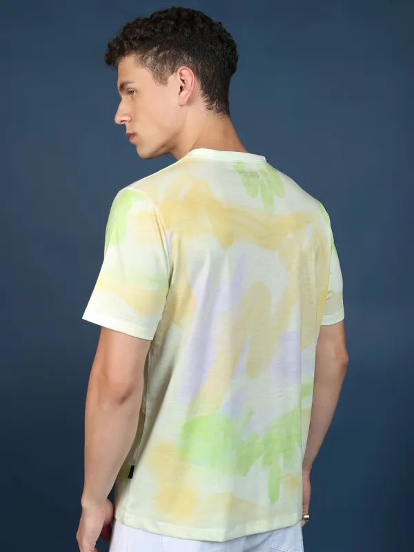 Unisex Printed Slim Fit T-Shirt