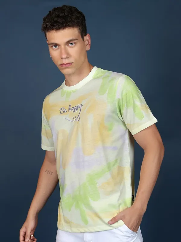 Unisex Printed Slim Fit T-Shirt