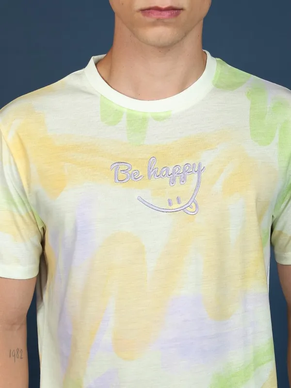 Unisex Printed Slim Fit T-Shirt