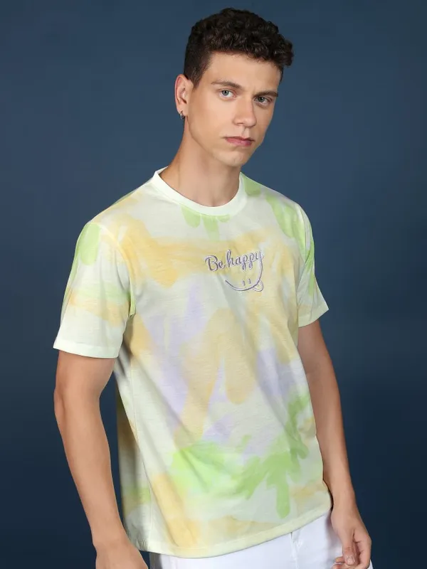 Unisex Printed Slim Fit T-Shirt