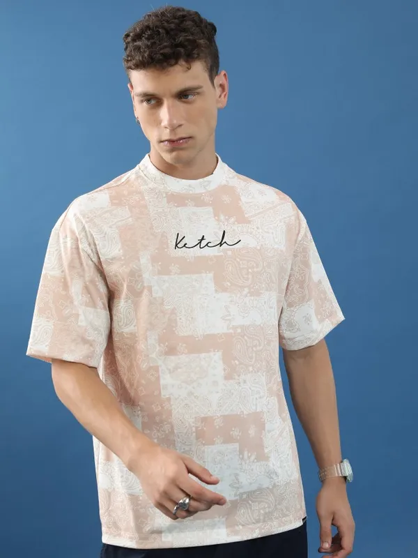 Men Solid Slim Fit T-Shirt