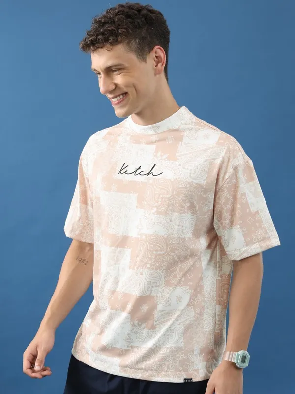 Men Solid Slim Fit T-Shirt