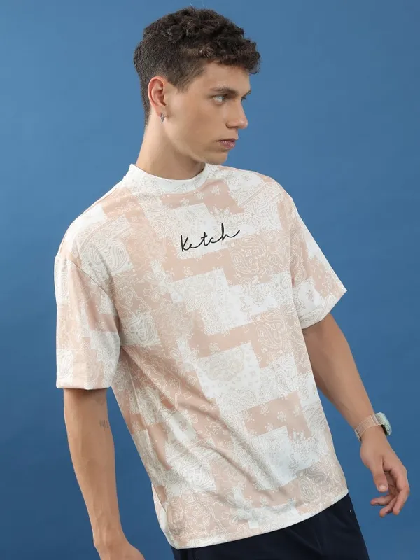 Men Solid Slim Fit T-Shirt