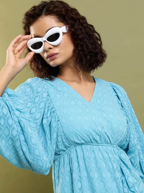 Printed Wrap Dress