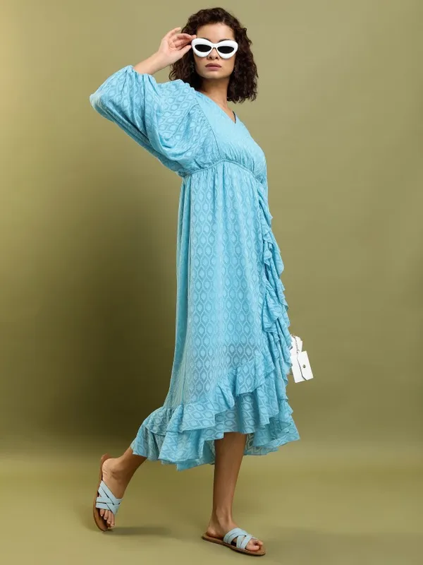 Printed Wrap Dress