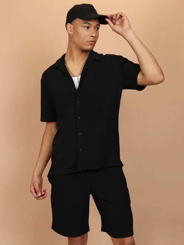 Men Shirt With Shorts Co-Ords