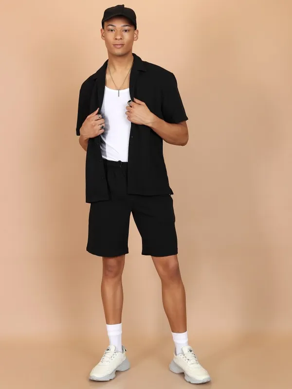 Men Shirt With Shorts Co-Ords