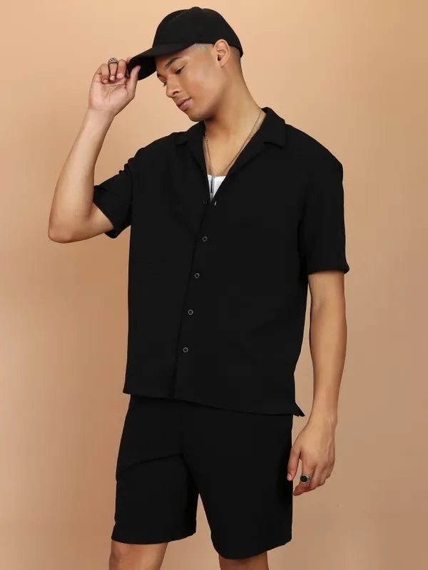 Men Shirt With Shorts Co-Ords