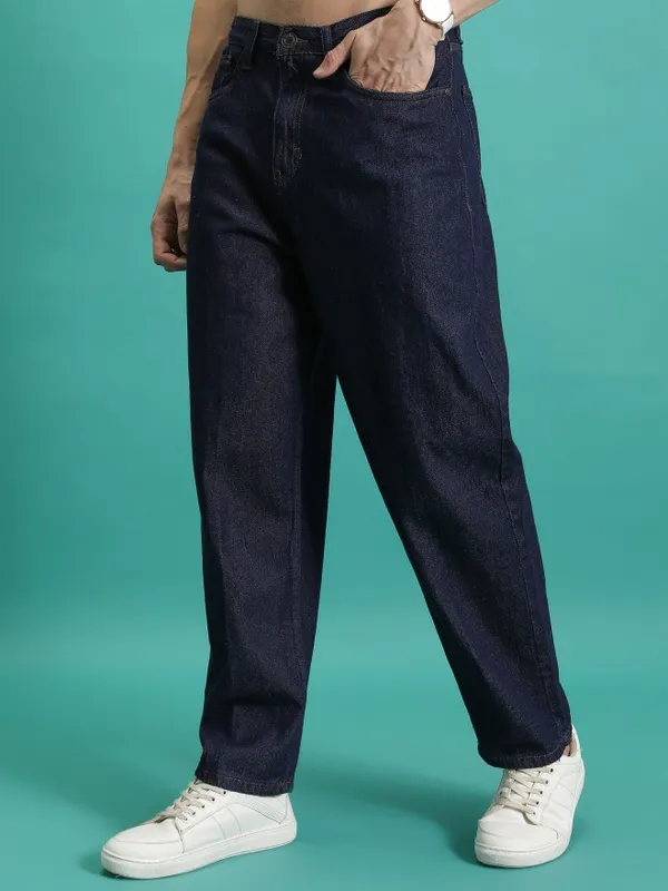 Highlander Men Indigo Relaxed Fit Jeans