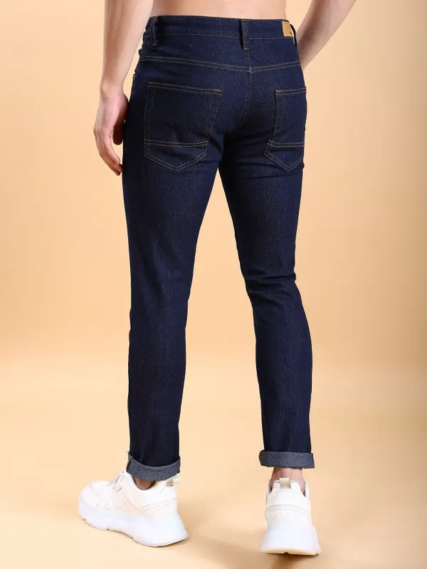  Highlander Men Blue Skinny Fit Clean Look Jeans