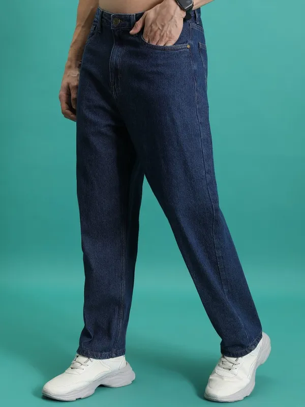  Highlander Men Blue Relaxed Fit Clean Look Jeans