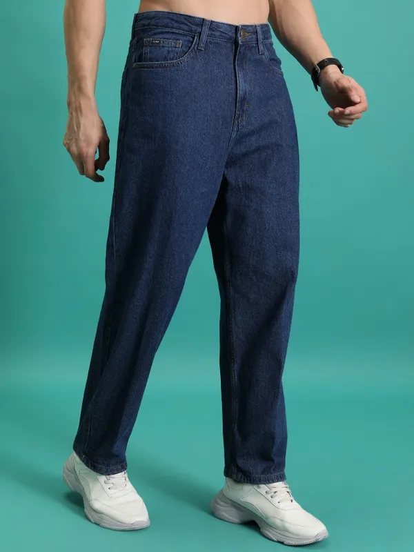  Highlander Men Blue Relaxed Fit Clean Look Jeans