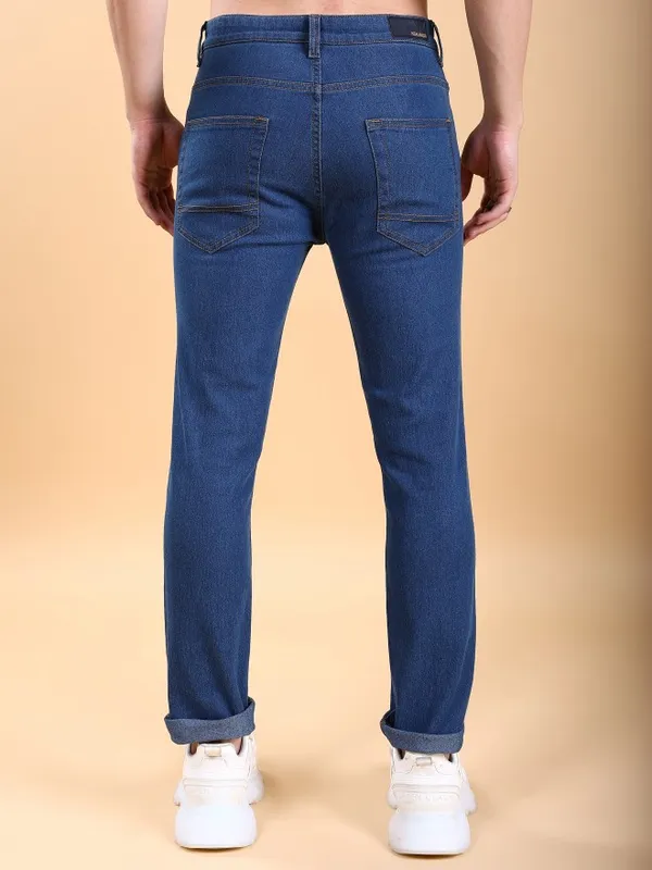  Highlander Men Blue Skinny Fit Clean Look Jeans