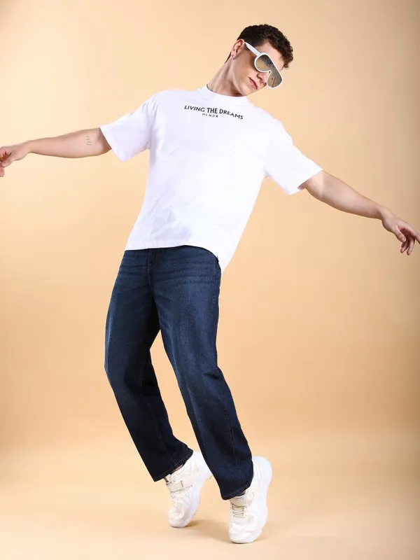 Highlander Men Blue Relaxed Fit Clean Look Jeans