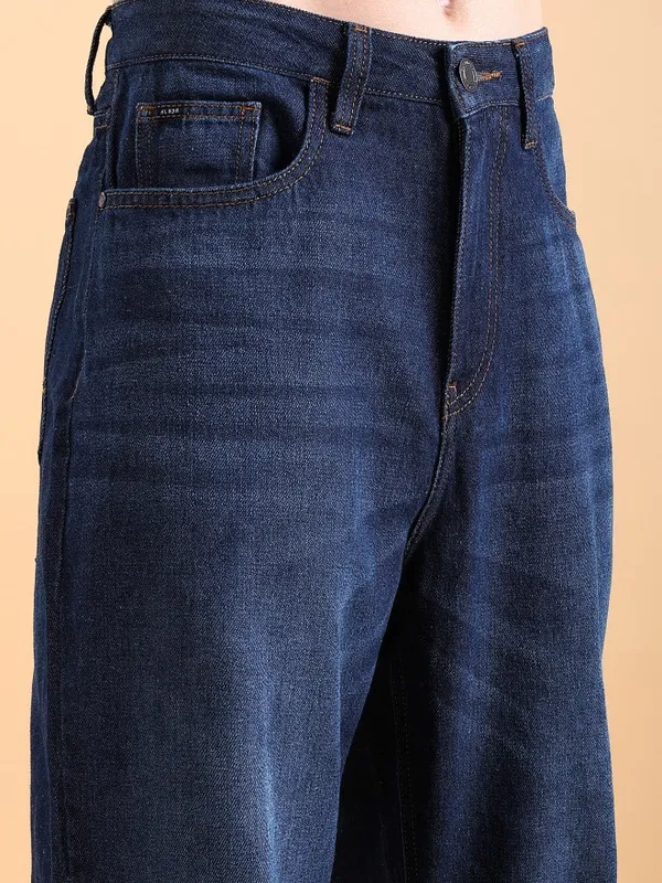  Highlander Men Blue Relaxed Fit Clean Look Jeans