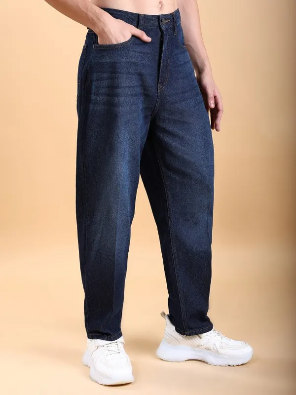  Highlander Men Blue Relaxed Fit Clean Look Jeans
