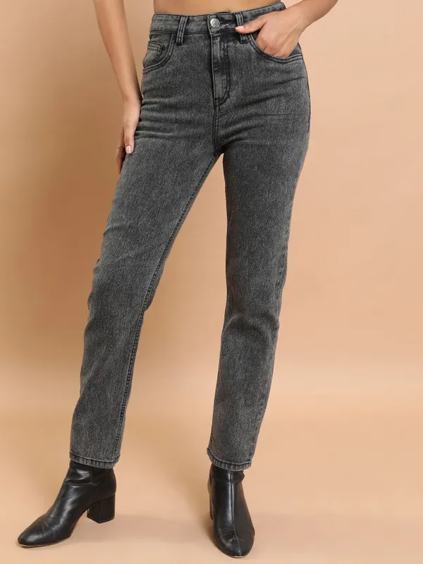  Tokyo Talkies Women Grey Skinny Fit Clean Look Jeans