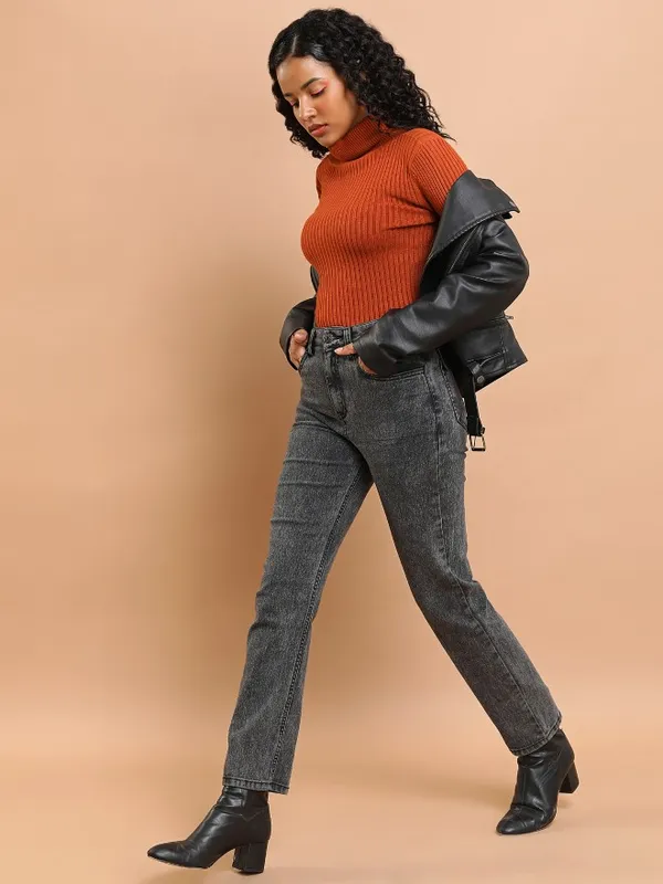  Tokyo Talkies Women Grey Skinny Fit Clean Look Jeans