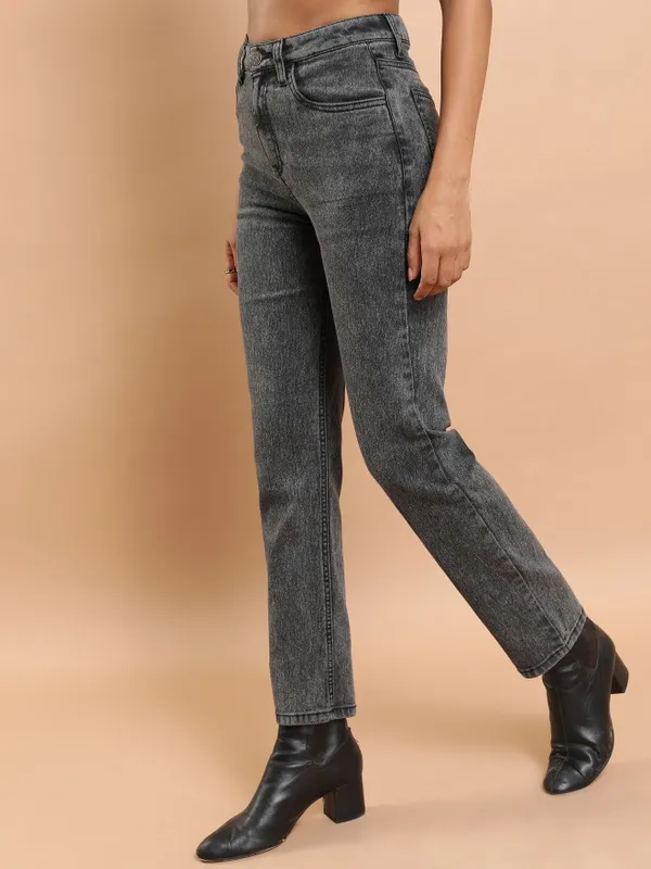  Tokyo Talkies Women Grey Skinny Fit Clean Look Jeans