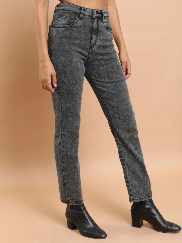  Tokyo Talkies Women Grey Skinny Fit Clean Look Jeans