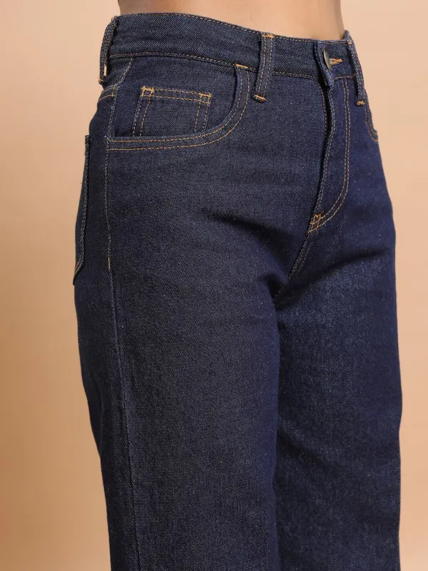 Tokyo Talkies Women Blue Flared Jeans