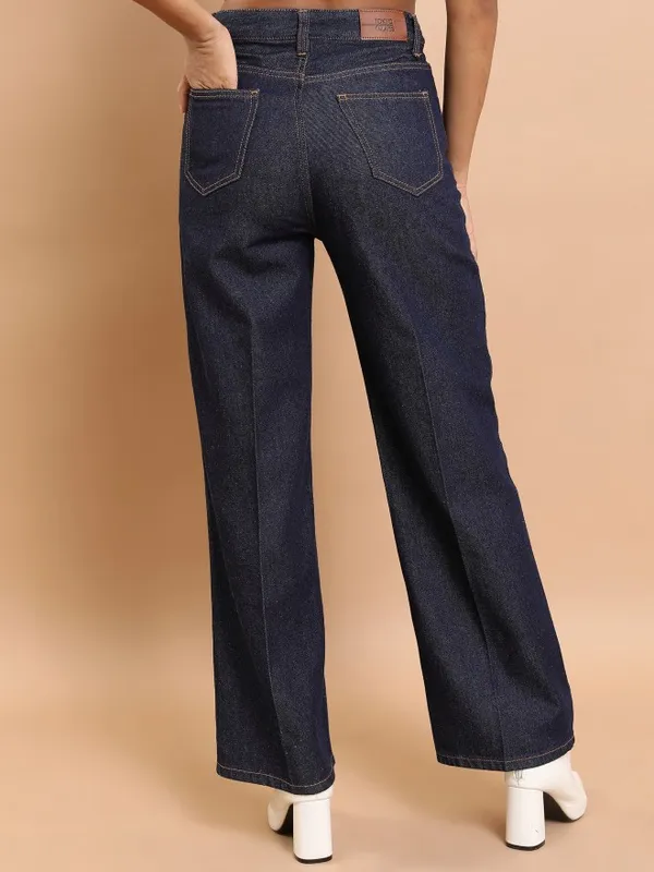 Tokyo Talkies Women Blue Flared Jeans