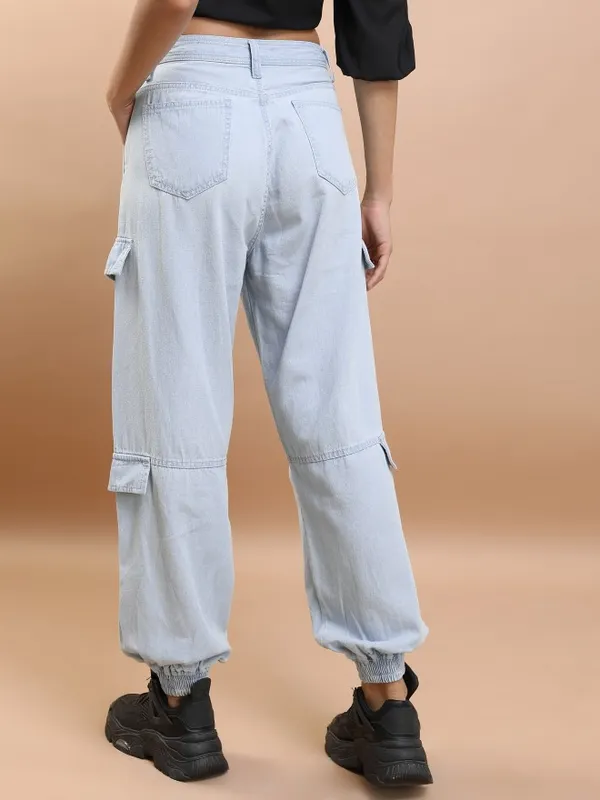  Tokyo Talkies Women Blue Relaxed Fit Clean Look Jeans