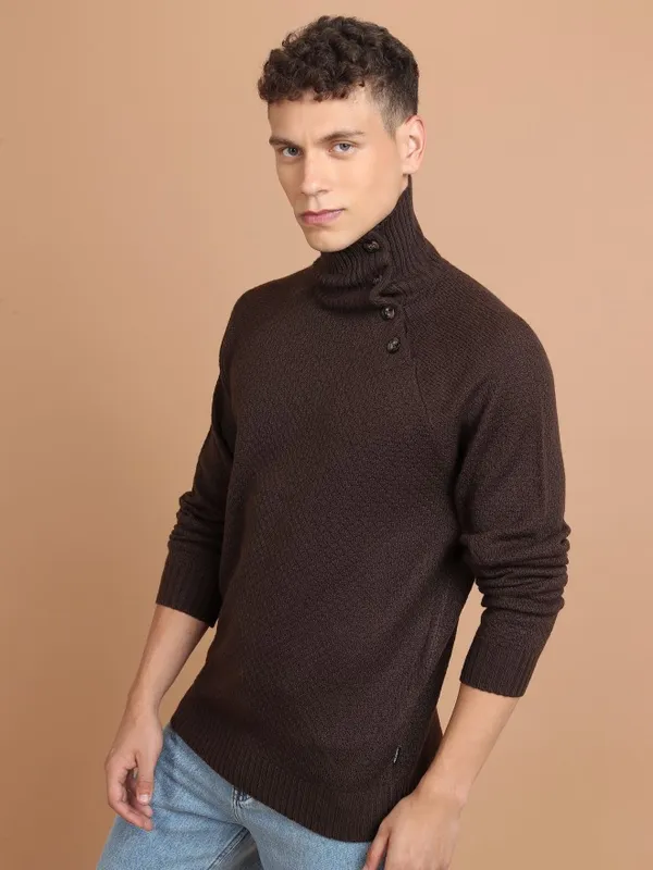 Men Solid Sweater