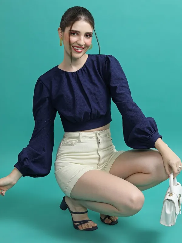 Self Design Bardot Top