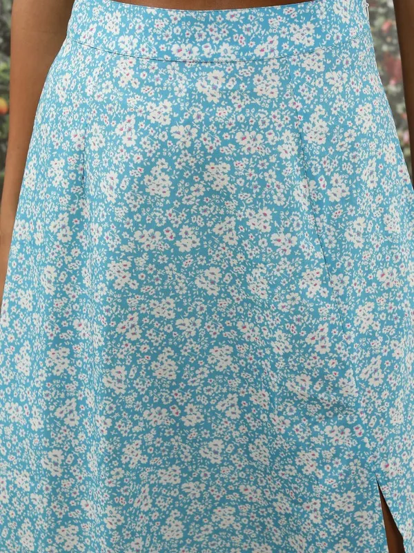  Tokyo Talkies Women Blue Co-Ords