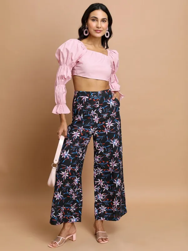 Tokyo Talkies Women Pink Solid Bardot Top