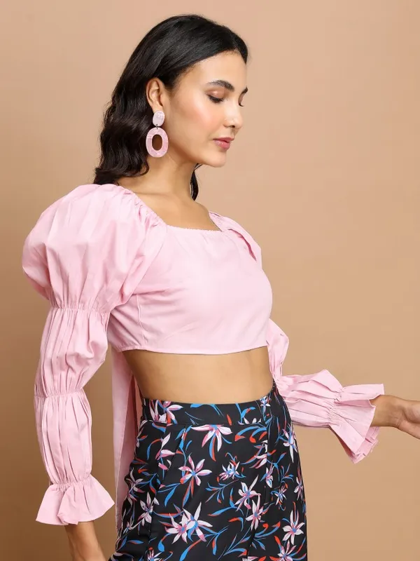 Solid Bardot Top