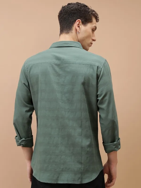 Men Slim Fit Casual Shirt