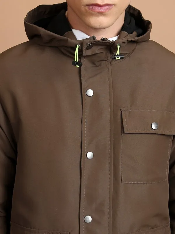 Men Solid Open Front Jacket