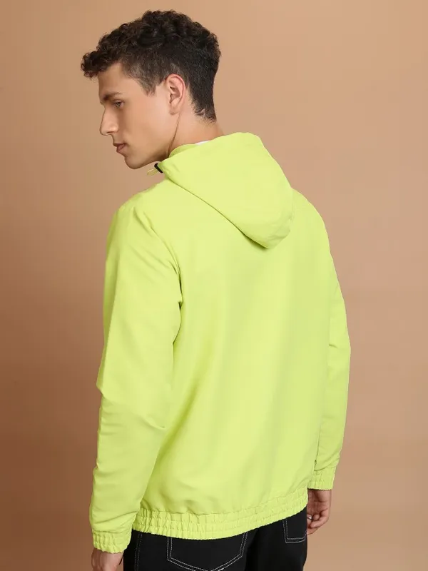  Highlander Men Green Solid Bomber Jackets