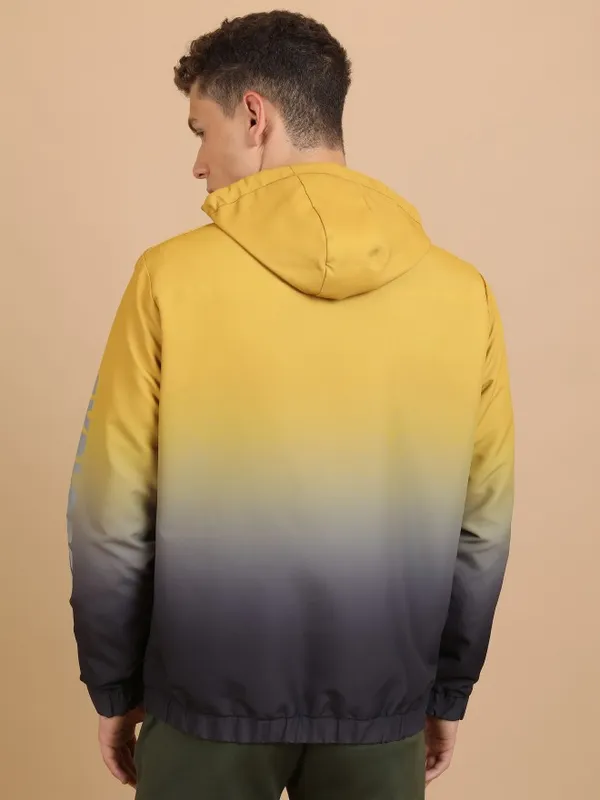 Men Printed Bomber Jacket