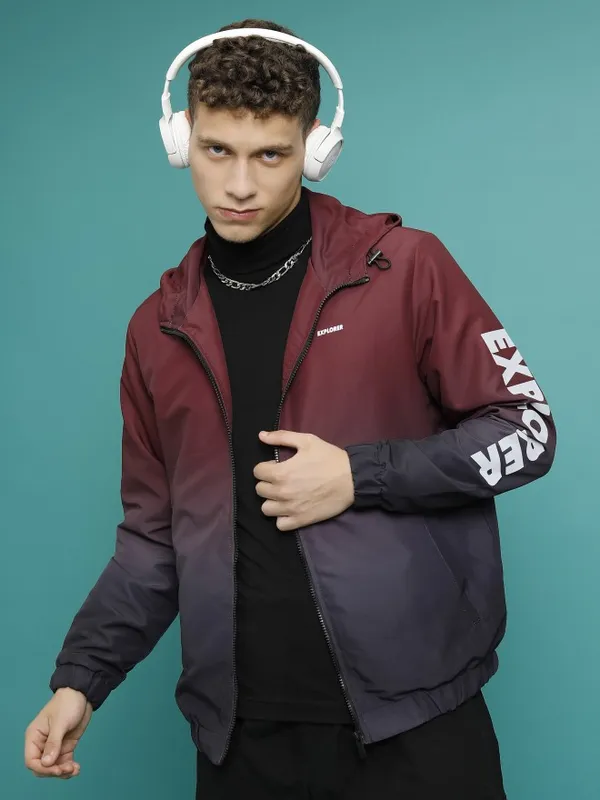 Printed Bomber Jacket