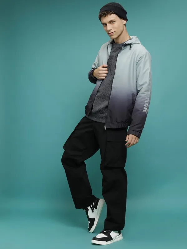 Printed Bomber Jacket