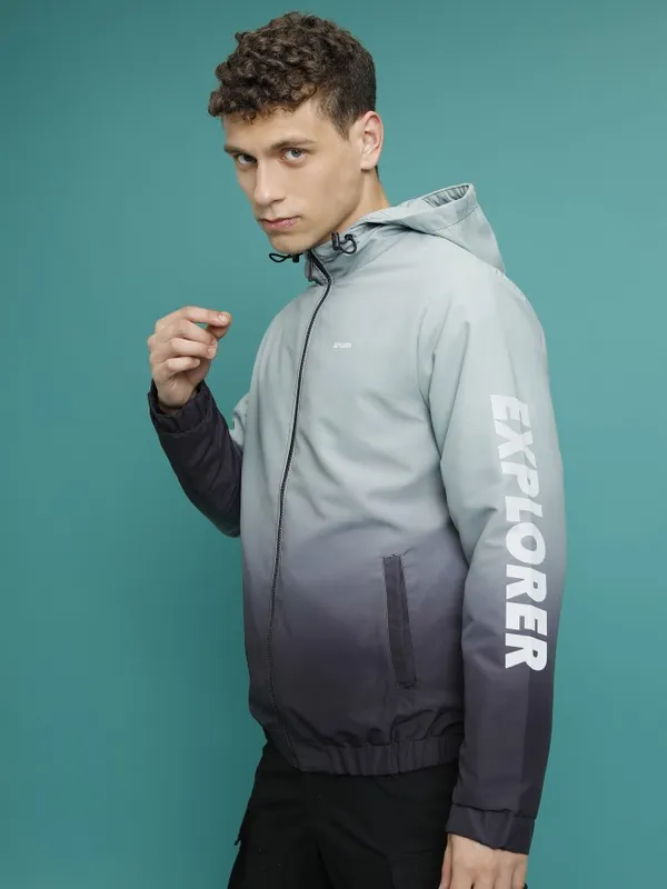 Printed Bomber Jacket