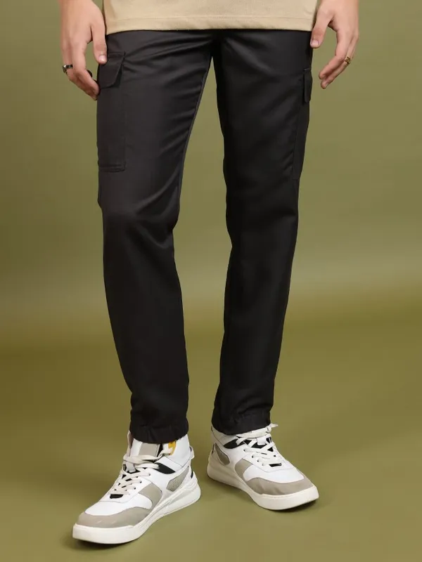 Men Regular Fit Casual Trousers