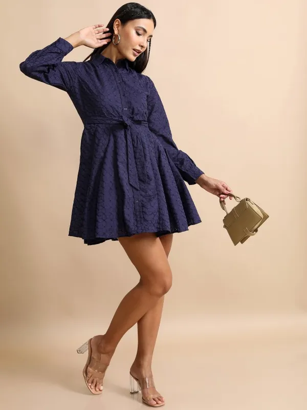 Printed Shirt Dress