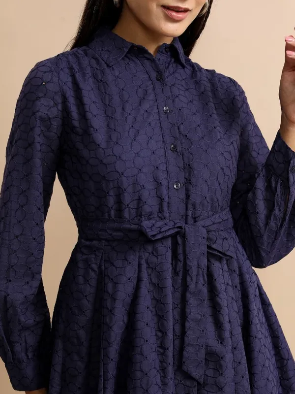 Printed Shirt Dress