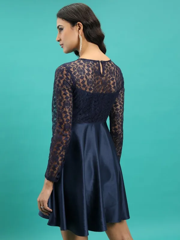 Self Design Fit & Flare Dress