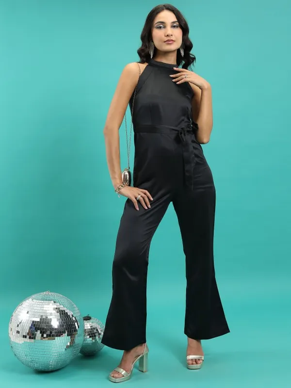 Solid Regular Fit Jumpsuit