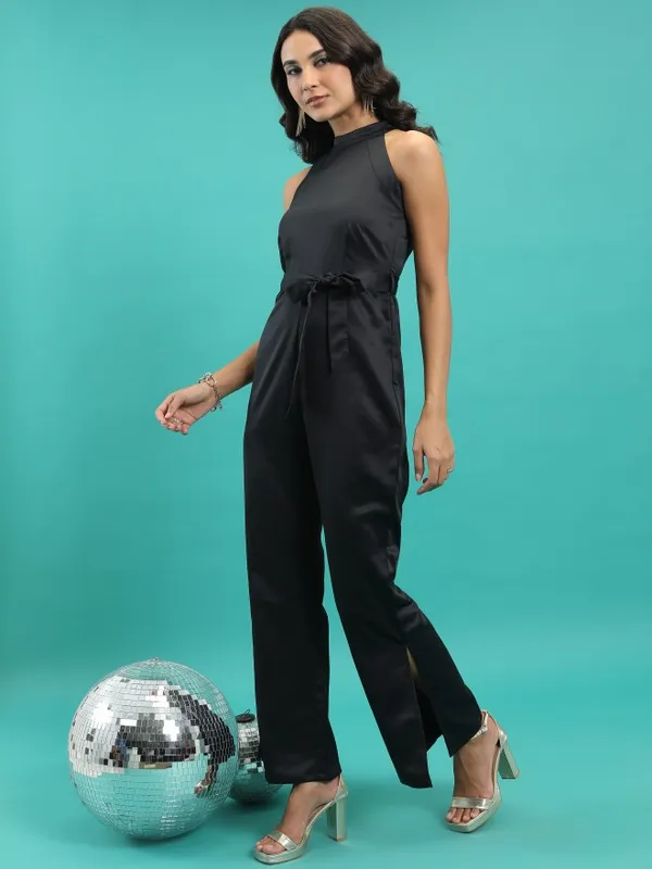 Solid Regular Fit Jumpsuit