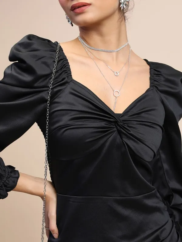 Solid Sheath Dress